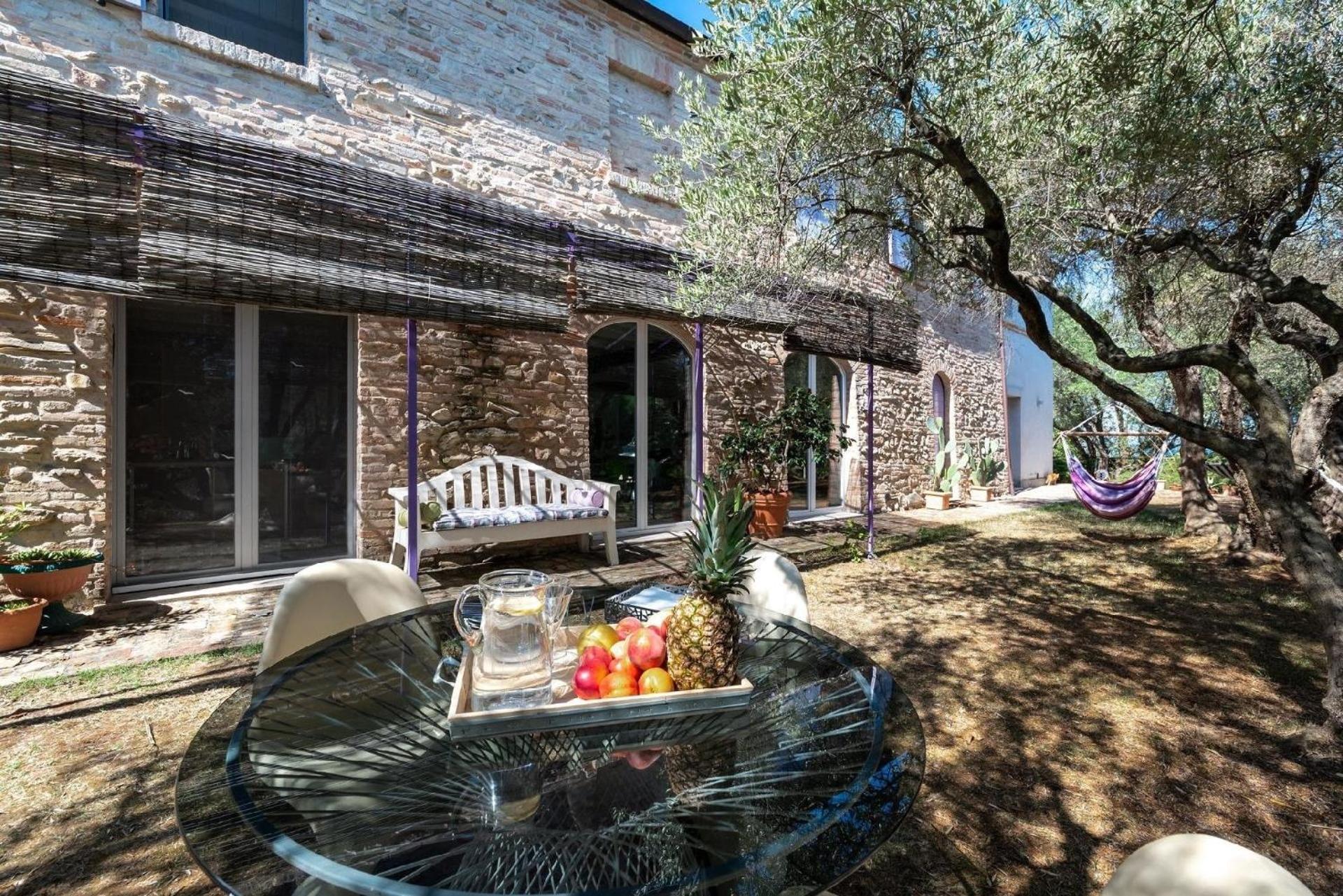 Meernahes Ferienhaus Casa Cantagallo Mit Pool Villa Fermo megye Kültér fotó