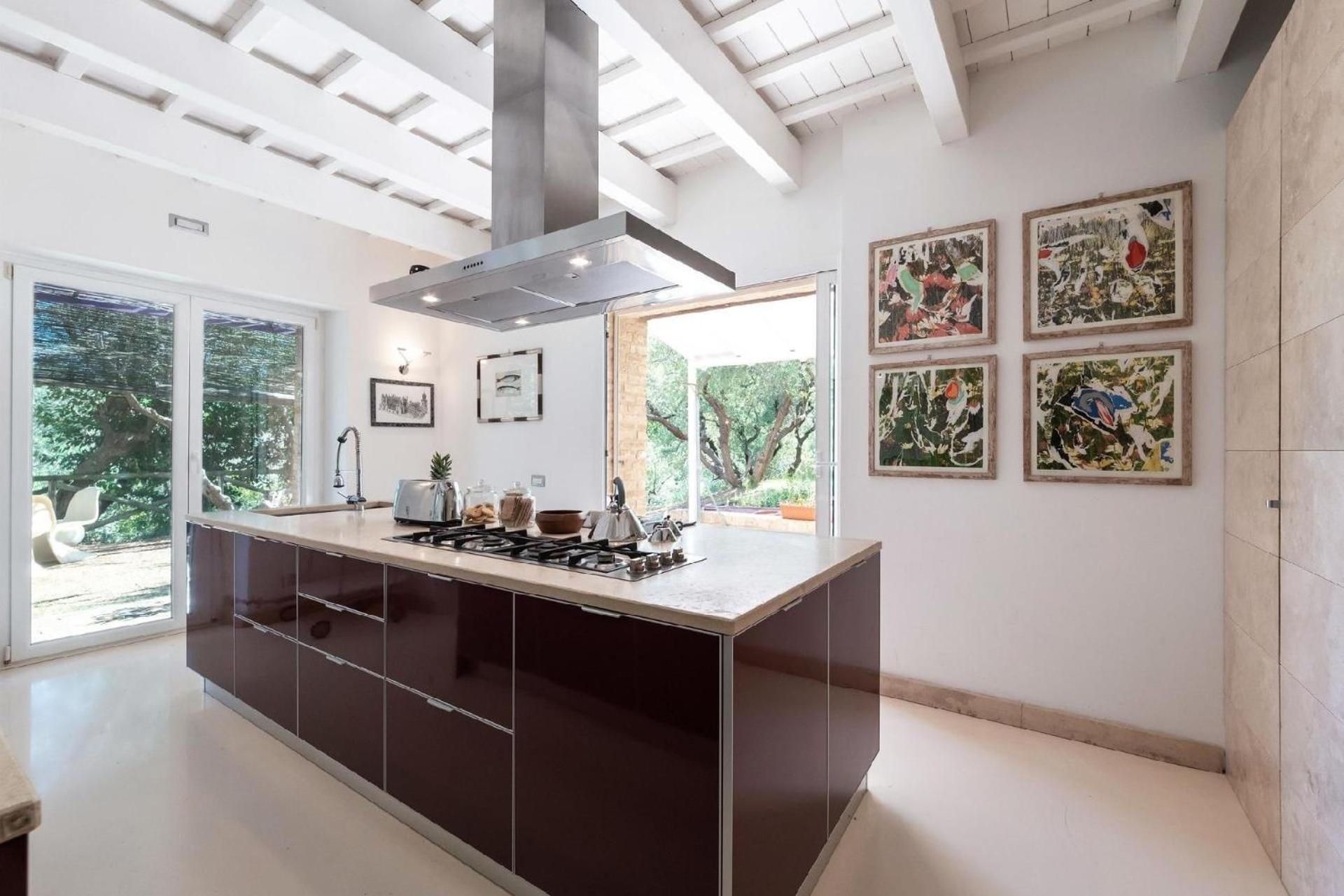 Meernahes Ferienhaus Casa Cantagallo Mit Pool Villa Fermo megye Kültér fotó